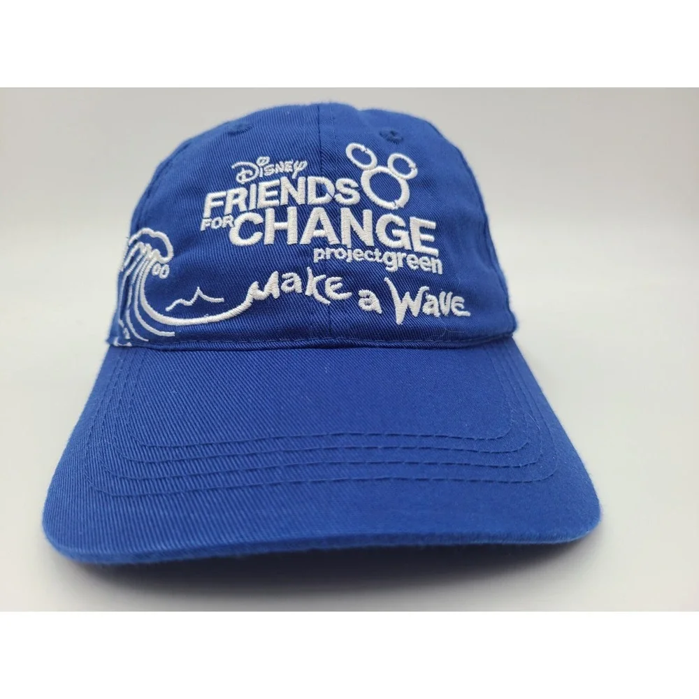Youth Disney Friends For Change‎ Project Green Make A Wave Oceans Hat Cap Blue